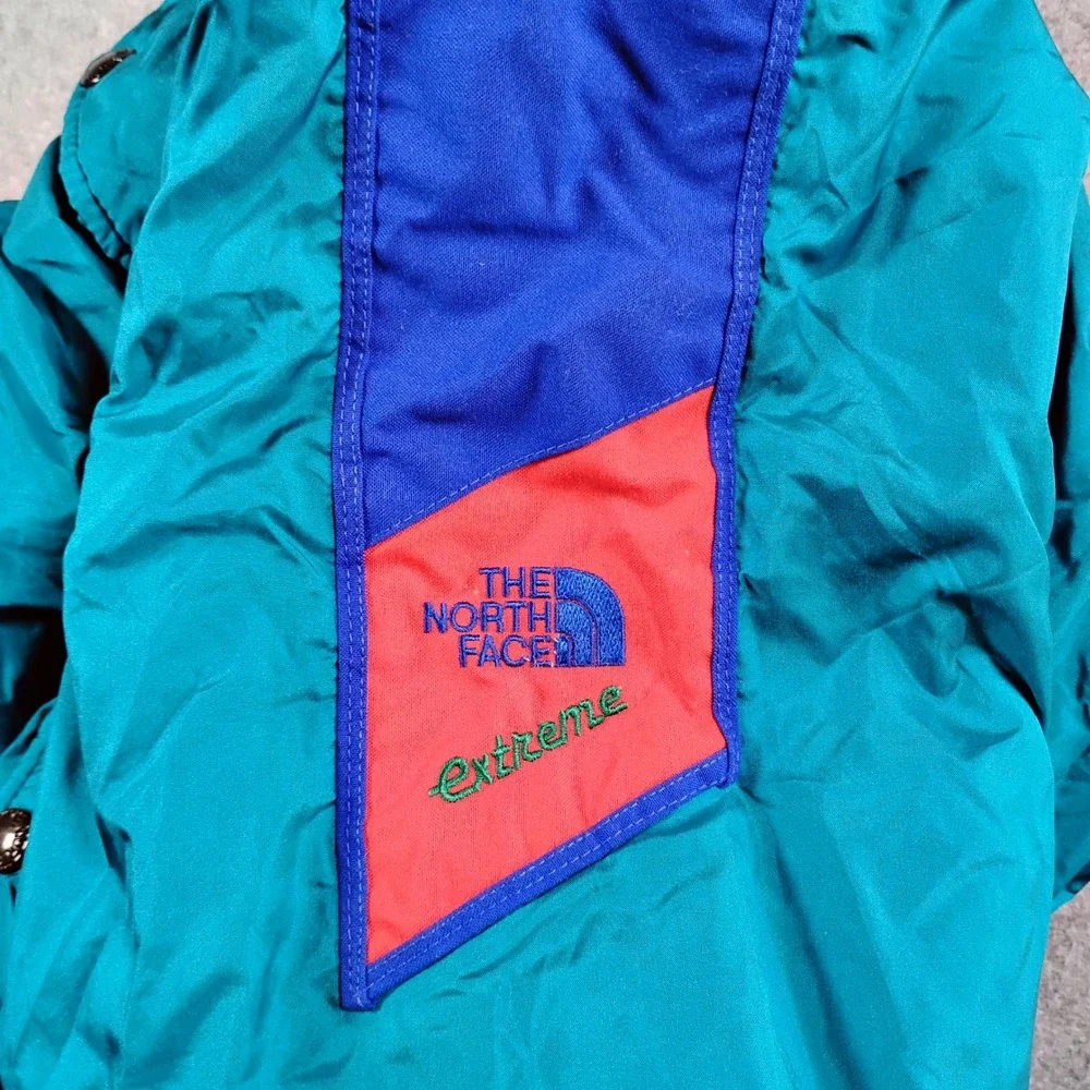 Vintage The North Face Extreme Gore-Tex Jacket Mens Medium Teal Pink Made in USA
